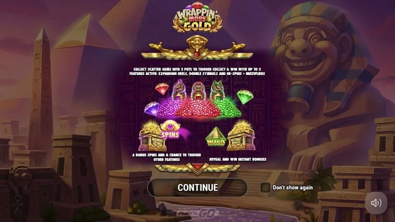 Wrappin' More Gold - menyu kuu iliyo na mummy na piramidi